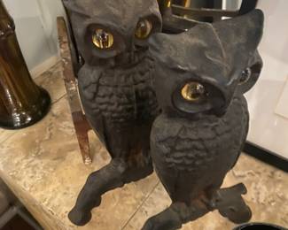 Owl Andirons $ 42.00