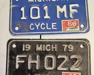 vintage license plates
