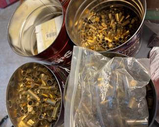 RELOADING SHELLS, BRASS , COPPER,