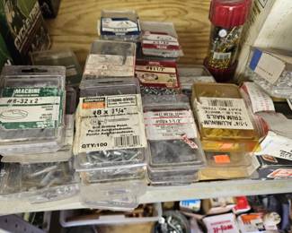 screws, nails,