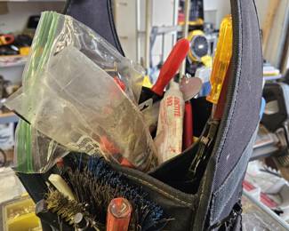 bucket of tools