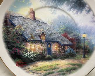 Thomas Kinkade plate