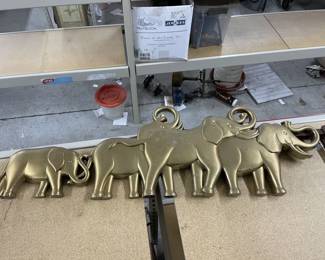 elephants wall art