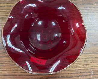 ruby red glass