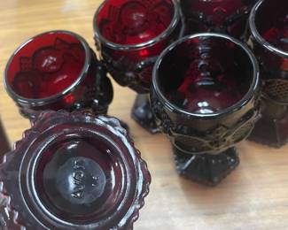 riby red avon glass