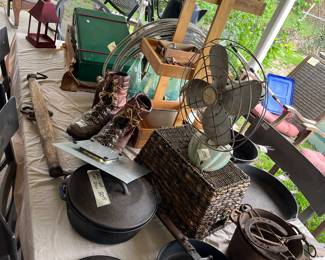 Long table full of goodies