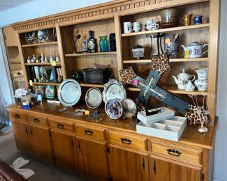 Credenza full of goodies! (Credenza not for sale).
