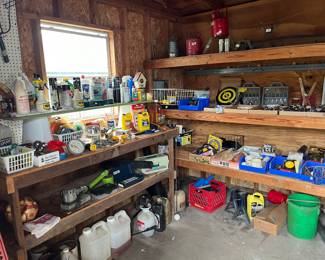 INSIDE THE TOOL SHED