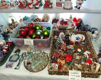 Lots of ornaments!