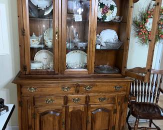 Matching china cabinet