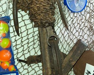 Oneida Newhouse No.3 animal trap w/ drag hook & chain!