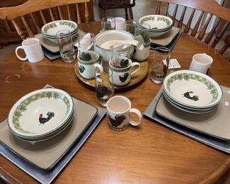 "Rooster Morn" breakfast set