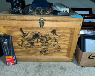 wooden trunk