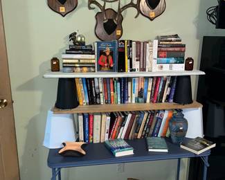 Antler mounts, books & more