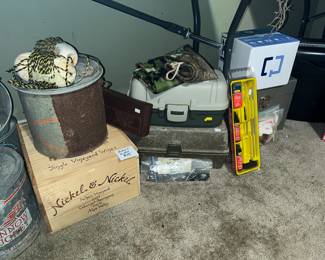 tackle boxes