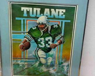 AAA Attic Art AAA5076 Tulane 1982 Framed Print Local Pickup