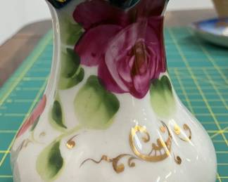 Rare Hand Painted Cobalt Blue w Flowers Gold Accents Sugar Shaker AAA2166JM