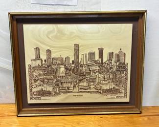 Attic Art AAA5032 ink on Acrylic Art $195 By Appointment AAA Vintage and Art 9017 Airline HWY New Orleans, LA 70118