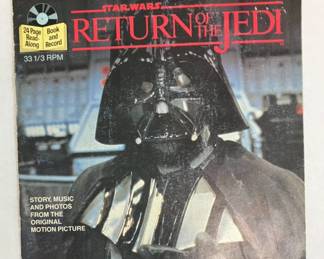 By Appointment AAA Vintage and Art 9017 Airline HWY New Orleans, LA 70118 Vtg 1983 Star Wars Return of the Jedi Read-Along Book/Record #455 AAA2341