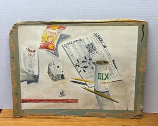 Attic Art AAA5013 water color on Paper $35 By Appointment AAA Vintage and Art 9017 Airline HWY New Orleans, LA 70118