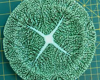 Vintage Bordallo Pinheiro Cabbage Collection 7" Salad Plate 768/F AAA2221