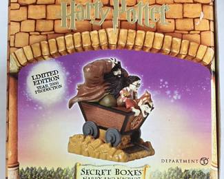 Harry Potter Secret Boxes "Harry and Hagrid at Gringott's" Trinket Box AAA2351