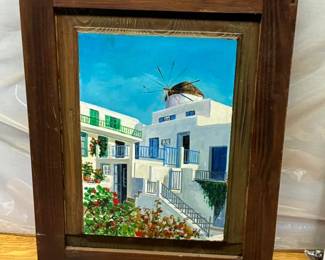 Attic Art AAA5022A Oil on Wood Art $75 By Appointment AAA Vintage and Art 9017 Airline HWY New Orleans, LA 70118