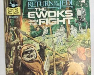 By Appointment AAA Vintage and Art 9017 Airline HWY New Orleans, LA 70118 Monday - Saturday 10-5 AAA2342 Vtg 1983 Star Wars Return of the Jedi ReadAlong Book Record 460 Ewok