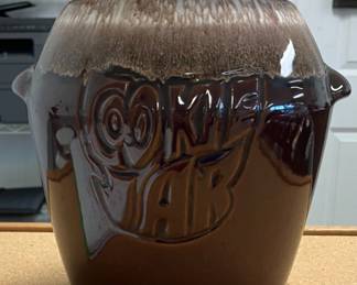 Vintage 1960's McCoy Cookie Jar Embossed Cookie Jar AAA1443 $20 By Appointment AAA Vintage and Art 9017 Airline HWY New Orleans, LA 70118