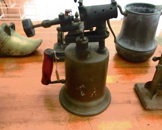 Brass carbide blow torch.