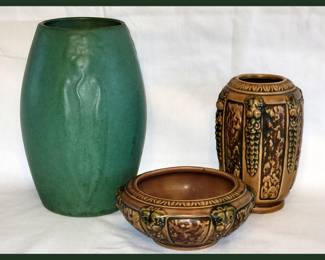 Zanesville Pottery Marked 101 and Roseville