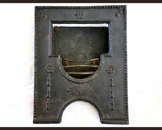 Salesman's Sample Cast Iron Fireplace