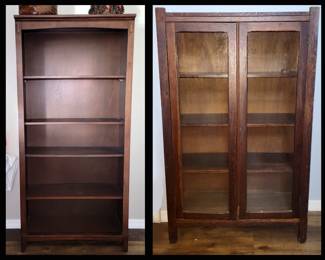 Very Nice Tall Bookcase and Display Cabinet