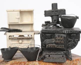 Salesman Sample Stoves Anchor and Princess