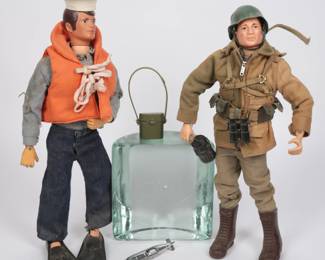 GI Joe Action Figures (2) 1964 and 1966