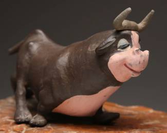 1930s Ferdinand the Bull Latex Toy by Seiberling