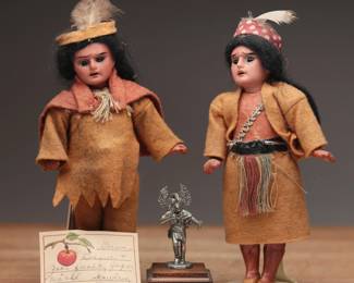 German Bisque Dolls of Native Americans