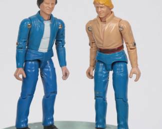Vintage 1980 Bo and Luke Duke Action Figures
