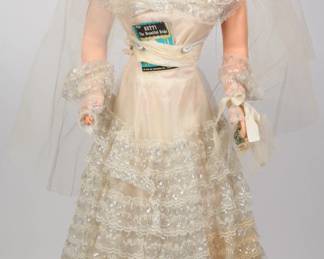 Vintage 1950s “Betty the Beautiful Bride” Doll