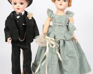 Vintage Mary Hoyer Dolls in Formal Attire