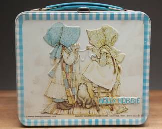 Vintage 1970s Holly Hobbie Lunchbox with Thermos