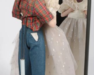 Norman Rockwell Porcelain Doll Prom Dress