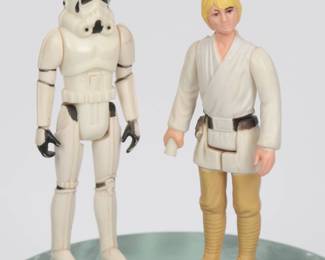1977 Star Wars Luke Skywalker and Stormtrooper