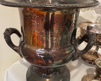 Silver plated champagne bucket (beautiful - just needs to be polished)