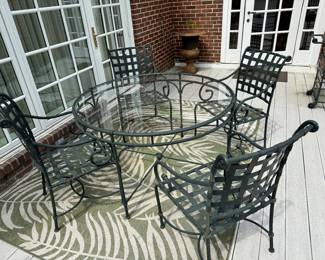 Brown Jordan table & 4 chairs