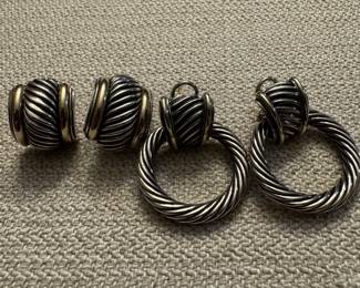 David Yurman earrings and others available