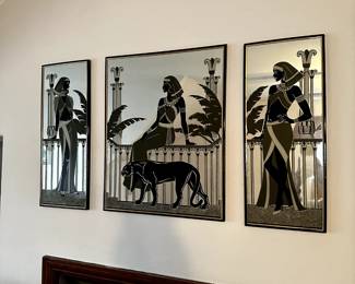 EGYPTIAN MIRROR DECOR