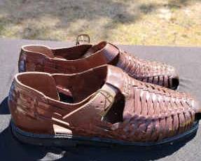 Deer Stags Mens Brown Braided Leather Shoes