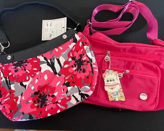 Duo of Pink Handbags