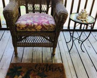 One Patio Chair A Table